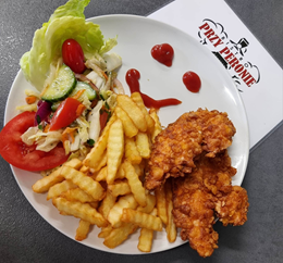 Zestaw dla dzieci: soczyste nuggetsy w chrupiącej panierce 